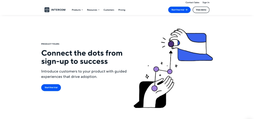 1. Product Tours(INTERCOM)