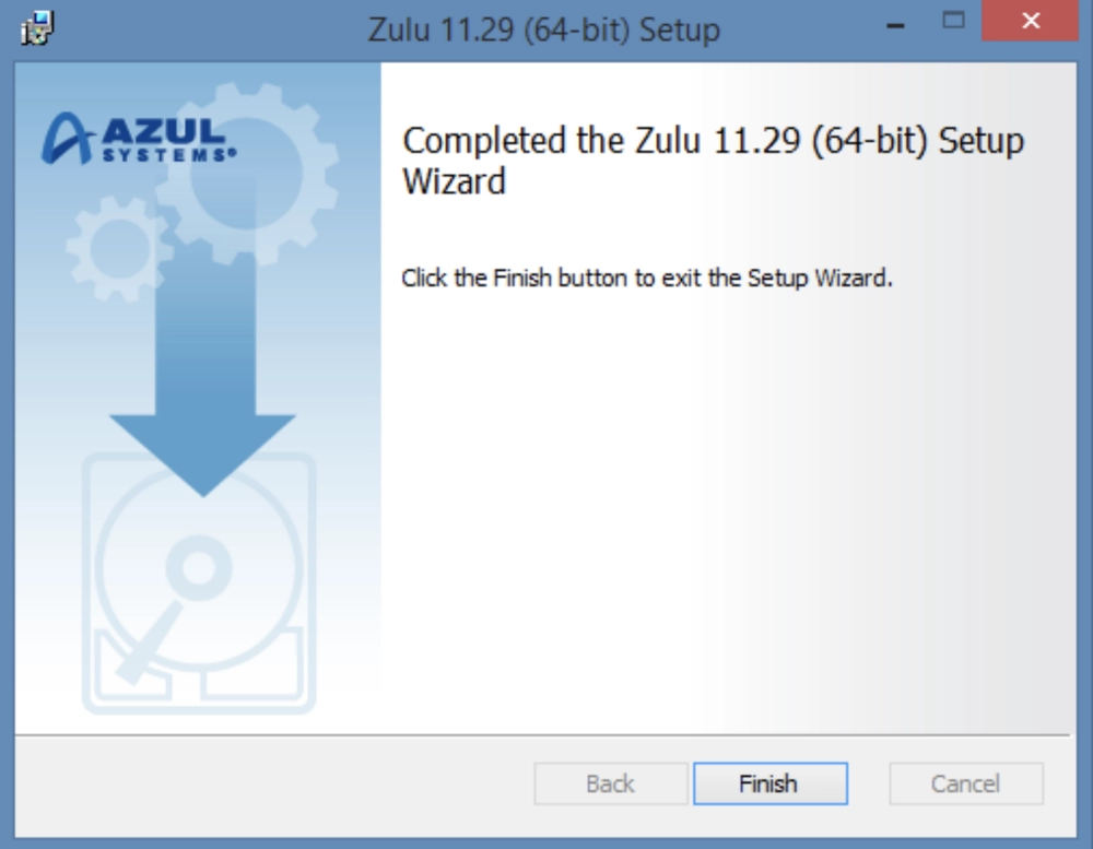 7.「Finish」をクリックします。