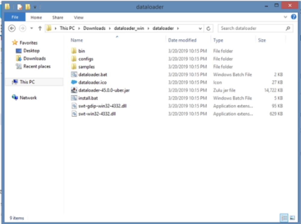1.ダウンロードしたzipファイルを解凍し、「install.bat」をダブルクリックして起動します。