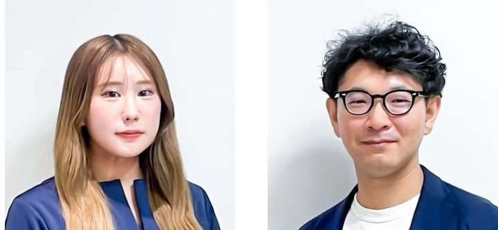 ロート製薬株式会社 DX/AI推進室 マネージャー 坂口様（右）、DX/AI推進室 小西様（左）